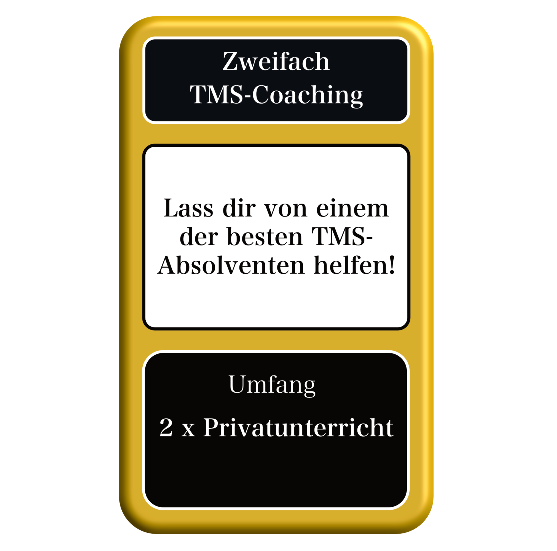 Zweifach TMS-Coaching